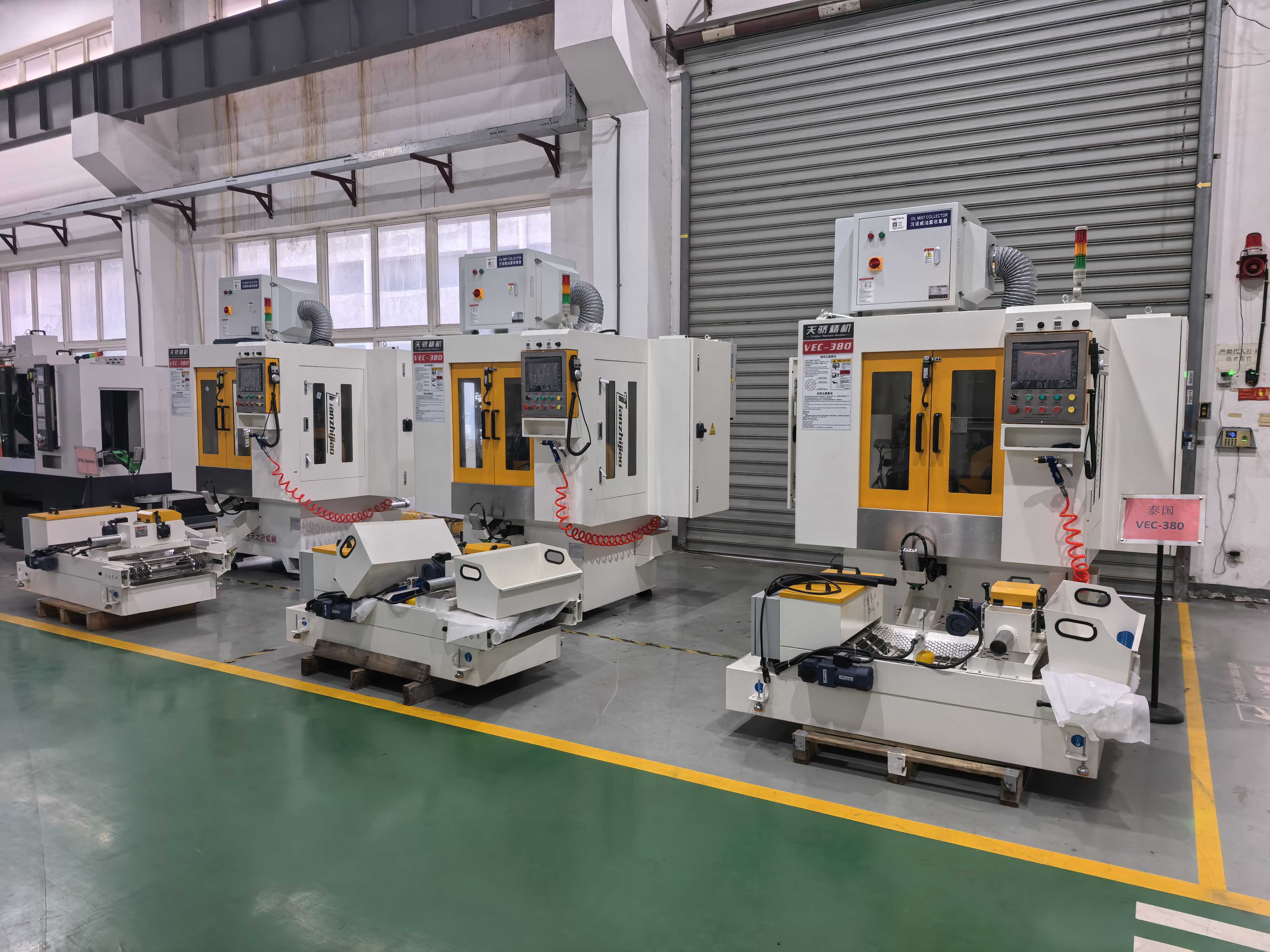 3 SETS VALVE CUT OFF MACHINES ARE READY FOR PACKAGE AND SHIPMENT